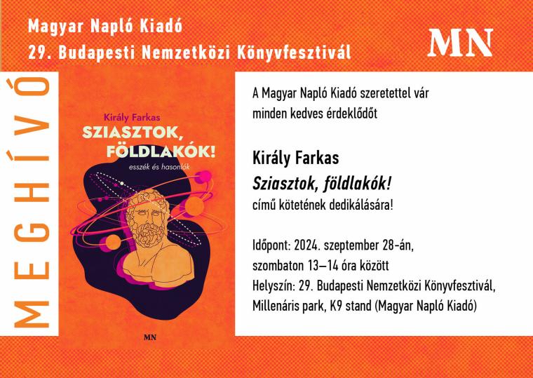 Király Farkas Sziasztok, földlakók! 